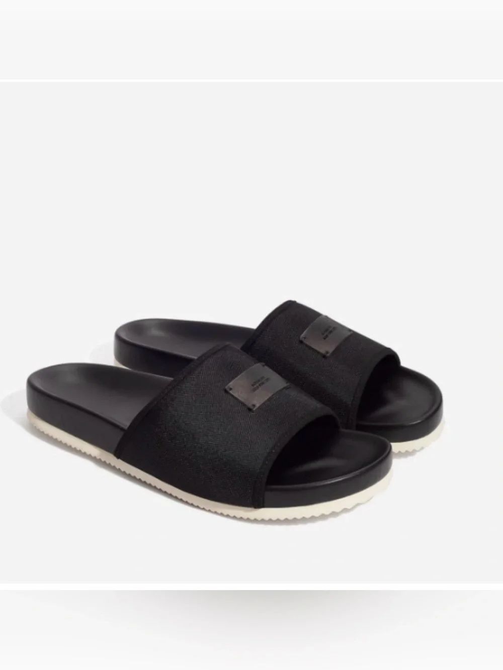 SATURDAYS NYC Banya Slides Black